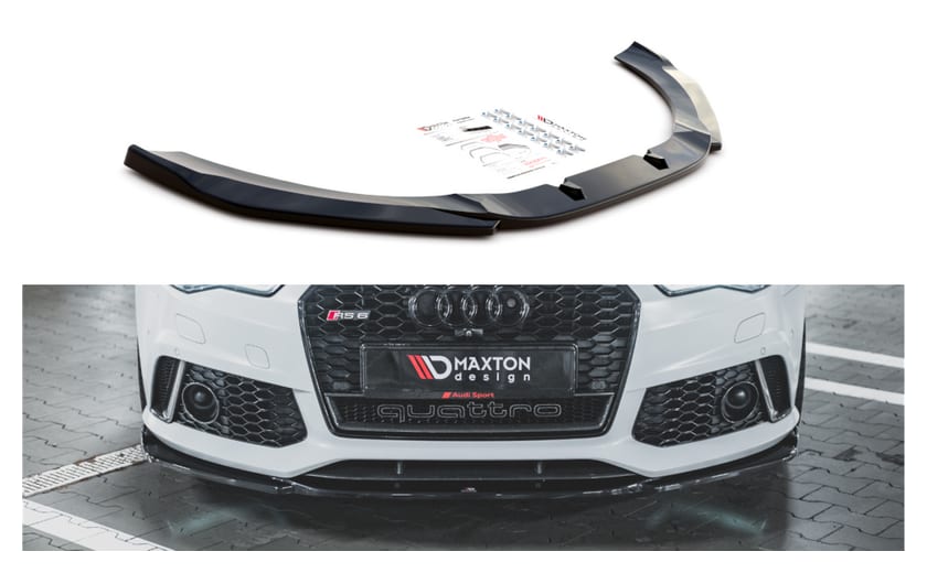 Splitter Audi RS6 C7 przód v.3 Gloss Black