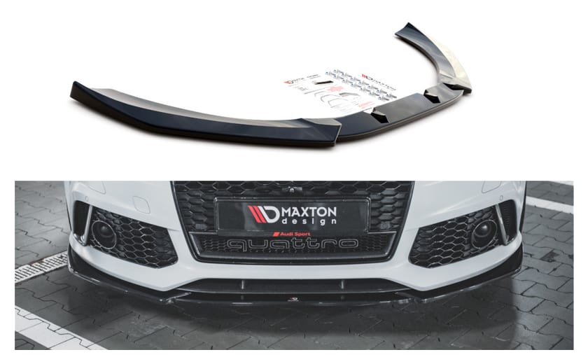 Splitter Audi RS6 C7 przód v.4 Gloss Black