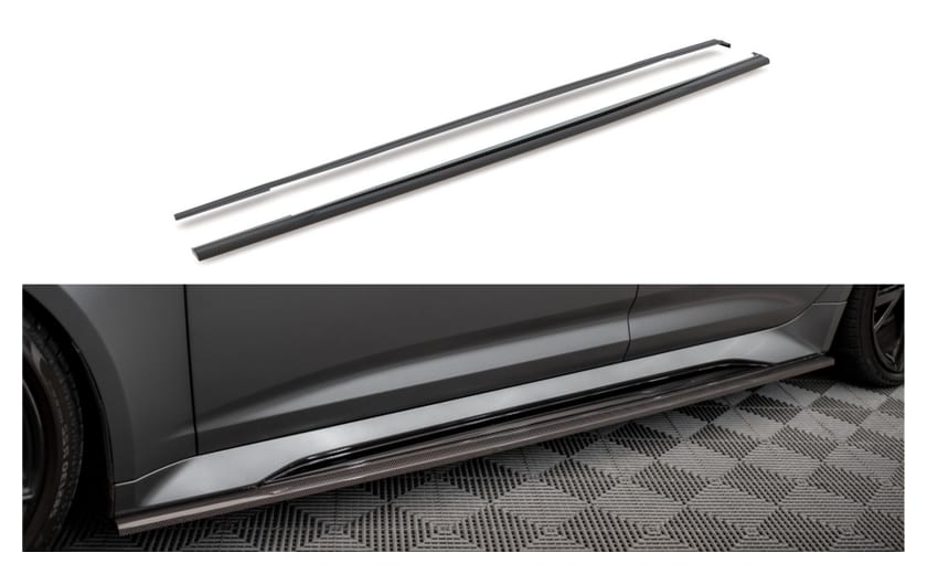 Splitter Audi RS6 RS7 C8 Bok Carbon