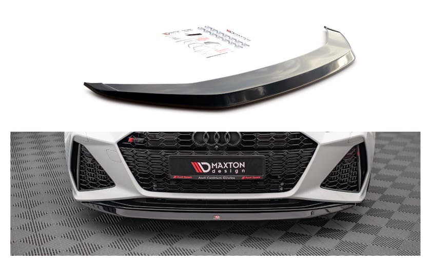 Splitter Audi RS6 RS7 C8 przód v.3 Gloss Black