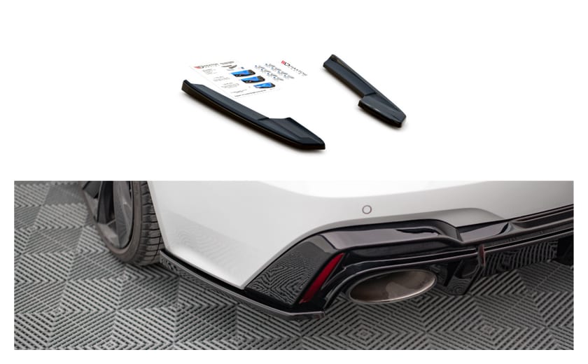 Splitter Audi RS6 RS7 C8 Tył Boczne v.2 Gloss Black