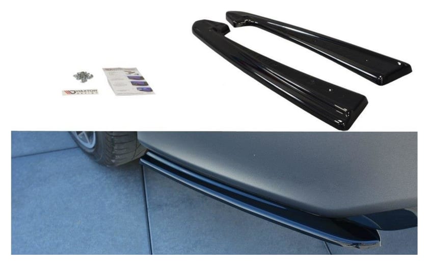 Splitter Audi RS7 Facelift Tył Boczne v.1 Gloss Black