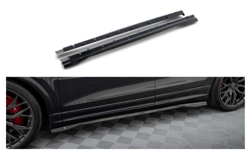 Splitter Audi RSQ8 4M Bok Carbon