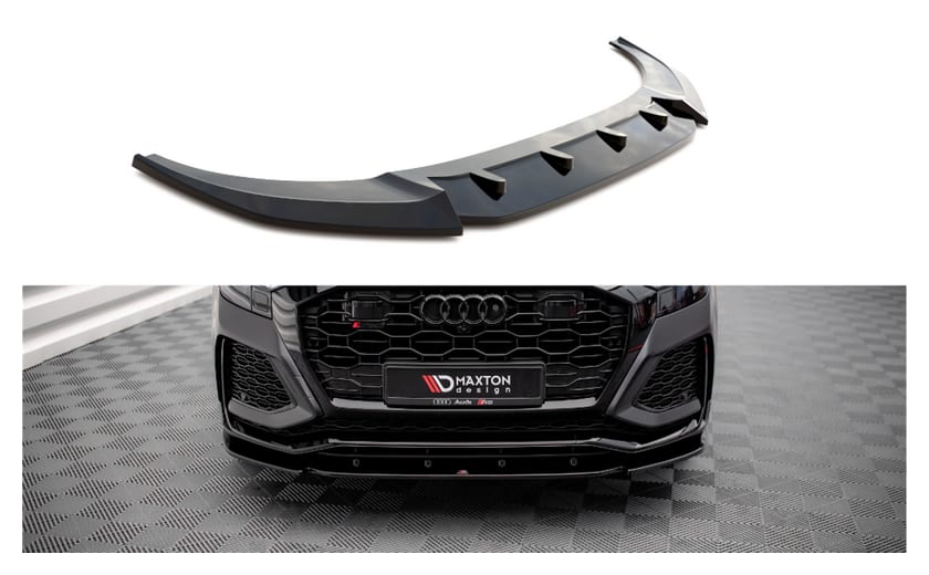 Splitter Audi RSQ8 4M przód v.1 Gloss Black
