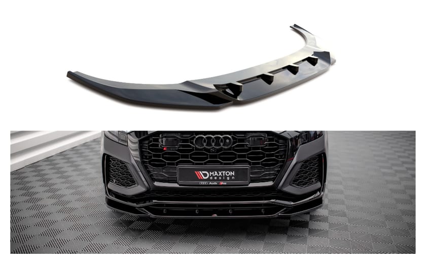 Splitter Audi RSQ8 4M przód v.2 Gloss Black