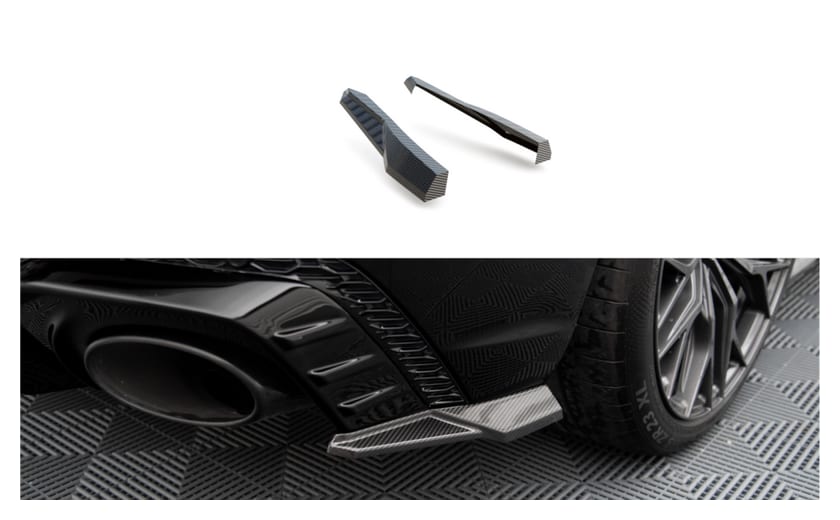 Splitter Audi RSQ8 4M Tył Bok Carbon