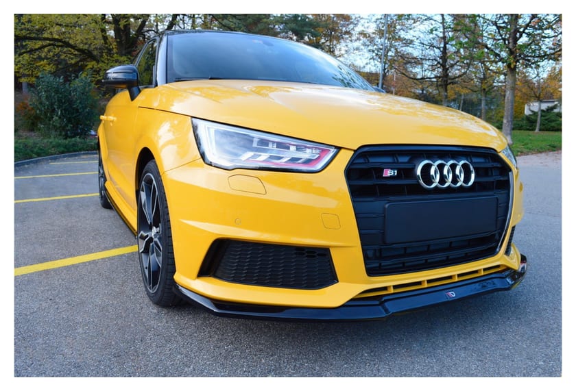 Splitter Audi S1 8X przód Gloss Black