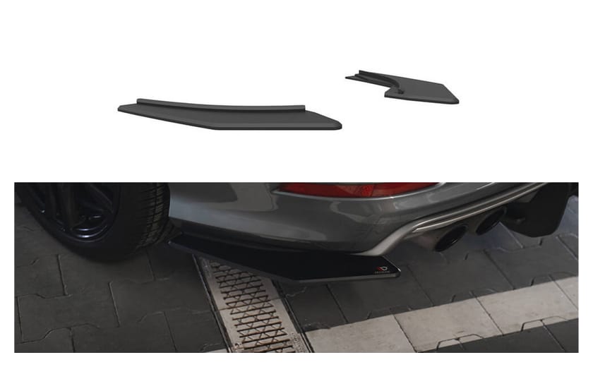 Splitter Audi S3 8V Tył Boczne Street Pro Black