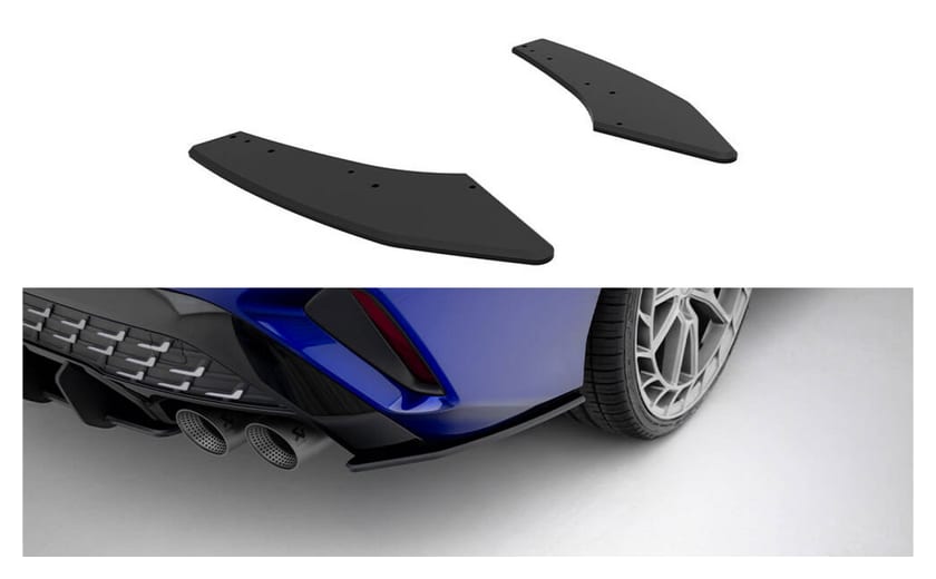 Splitter Audi S3 8Y Tył Boczne Street Pro Facelift Black