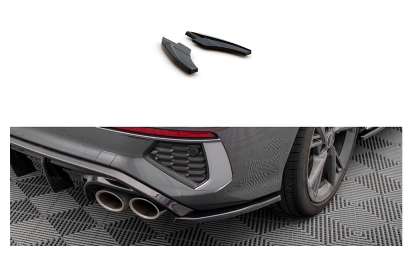 Splitter Audi S3 8Y Tył Boczne v.2