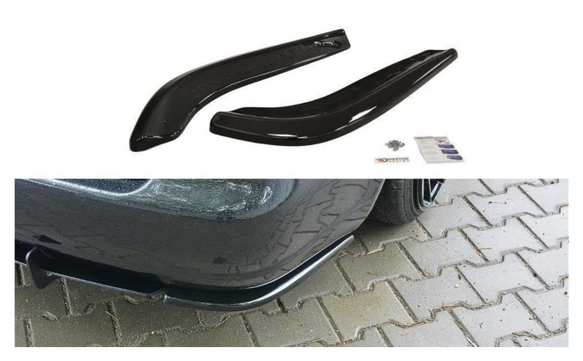 Splitter Audi S4 B5 Avant Tył Boczne Gloss Black