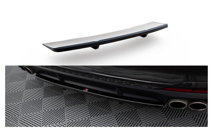 Splitter Audi S4 B9 Facelift Tył Środkowy z Dyfuzorem