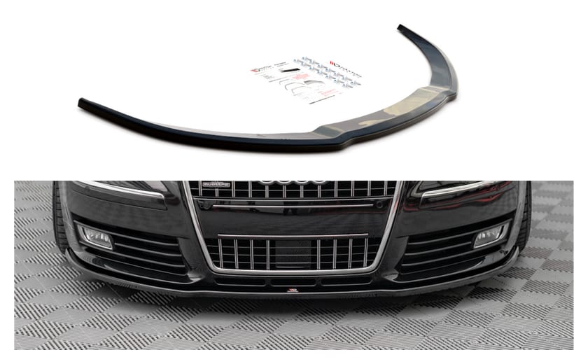 Splitter Audi S8 D3 przód Gloss Black
