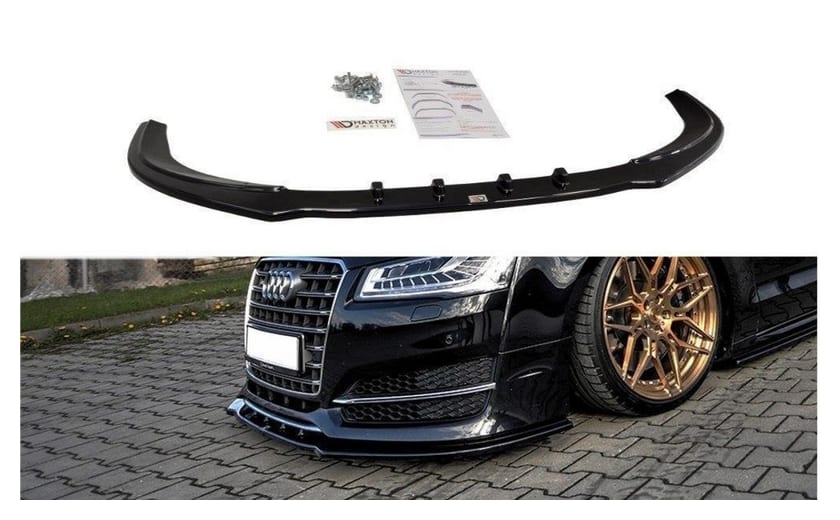 Splitter Audi S8 D4 Facelift przód v.1 Gloss Black