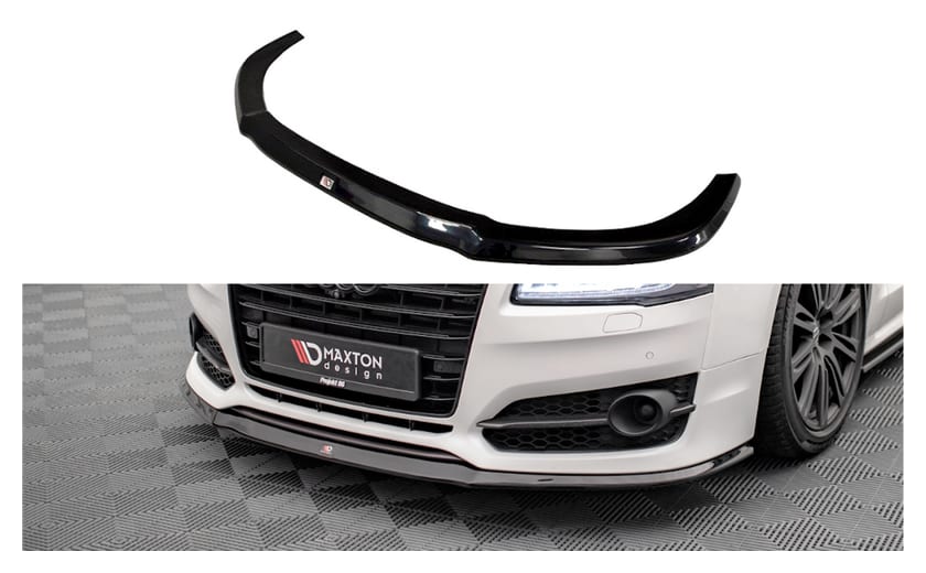 Splitter Audi S8 D4 Facelift przód v.2 Gloss Black