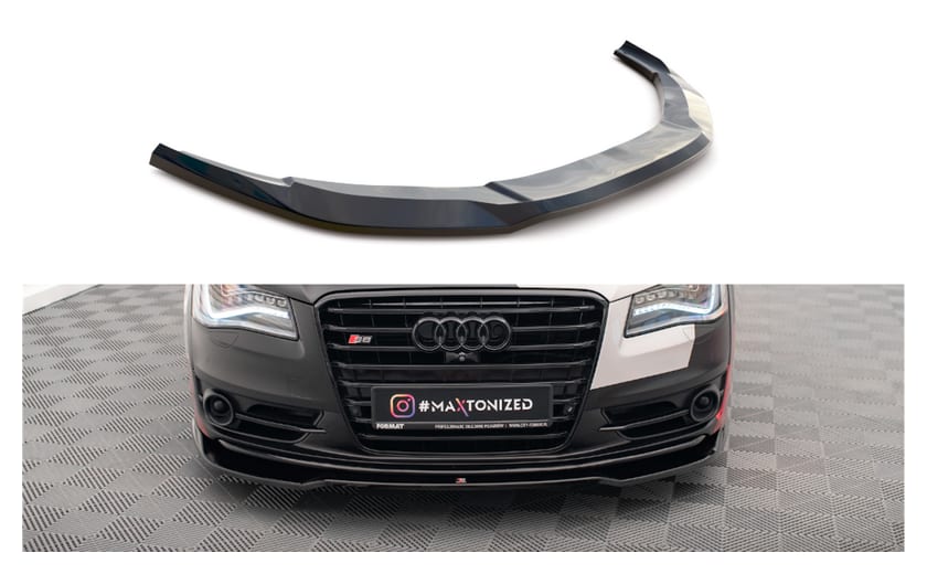 Splitter Audi S8 D4 przód v.1 Gloss Black