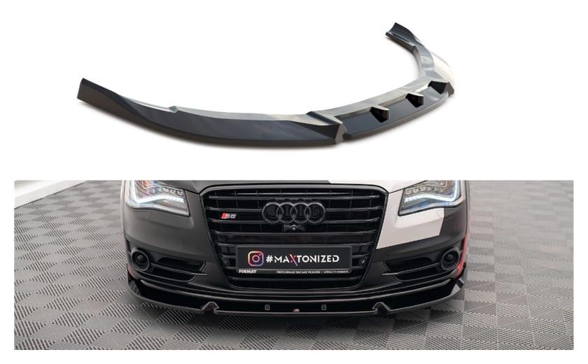 Splitter Audi S8 D4 przód v.2 Gloss Black