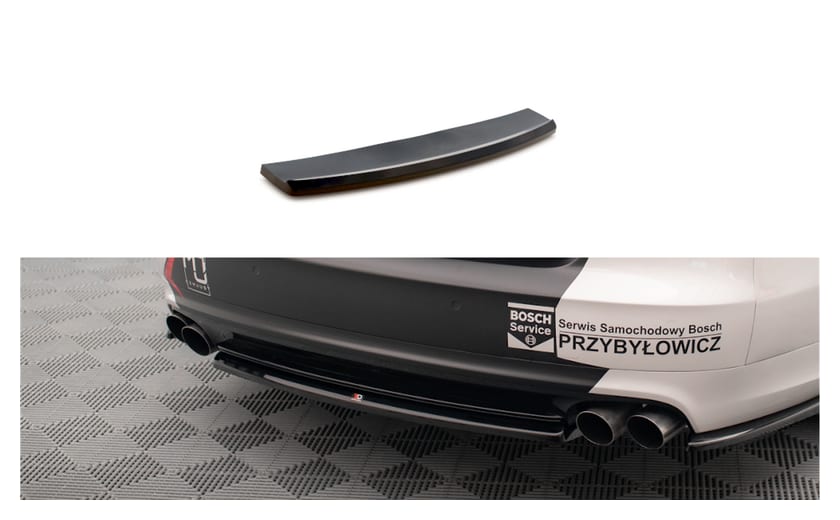 Splitter Audi S8 D4 Tył Środkowy Gloss Black