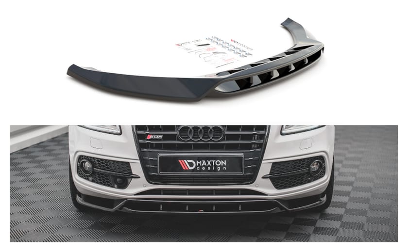 Splitter Audi SQ5 8R przód Gloss Black