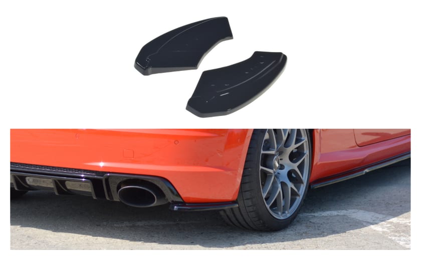 Splitter Audi TT 8J RS Tył Boczne Gloss Black