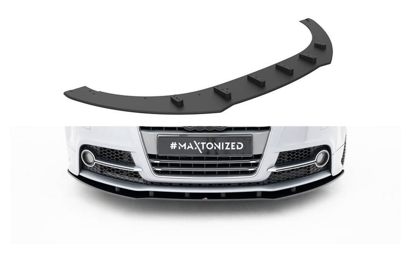 Splitter Audi TT S S-Line 8J Facelift Przód Street Pro Black-Red