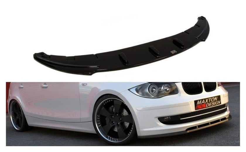 Splitter BMW 1 E81 E82 E87 E88 przód Gloss Black