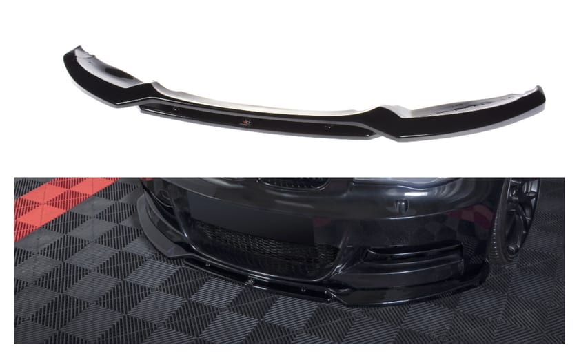 Splitter BMW 1 E82 Facelift przód v.1 M-Pack Gloss Black