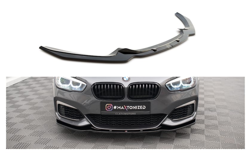 Splitter BMW 1 F20 F21 Facelift przód v.1 M-Power Gloss Black