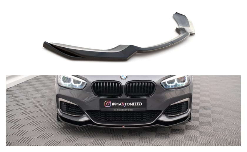 Splitter BMW 1 F20 F21 przód v.2 M-Power Gloss Black