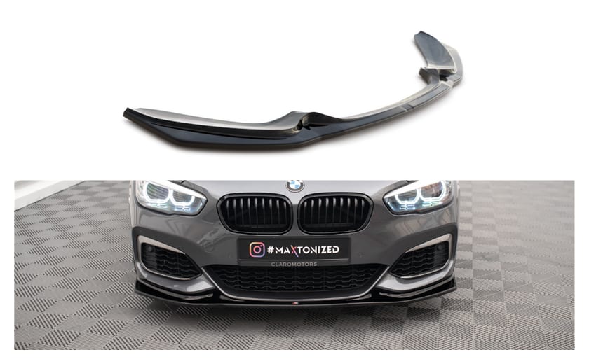 Splitter BMW 1 F20 F21 przód v.3 M-Power Gloss Black