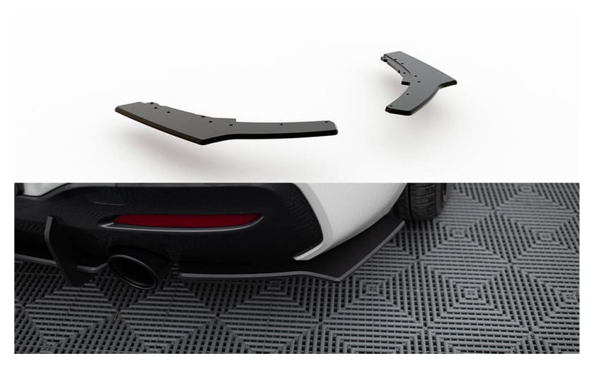 Splitter BMW 1 F20 M140i Tył Boczne Racing Durability v.2 Black