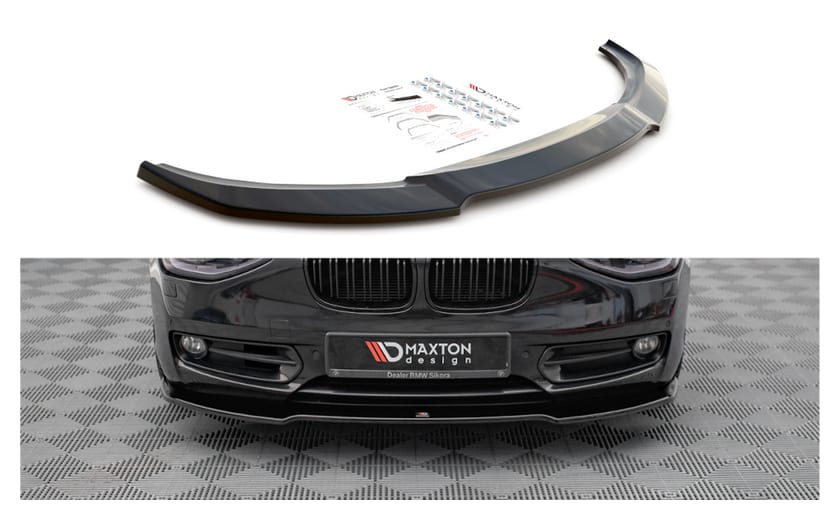 Splitter BMW 1 F20 przód v.1 Gloss Black