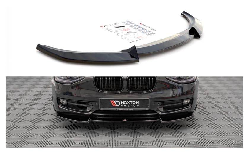 Splitter BMW 1 F20 przód v.2 Gloss Black