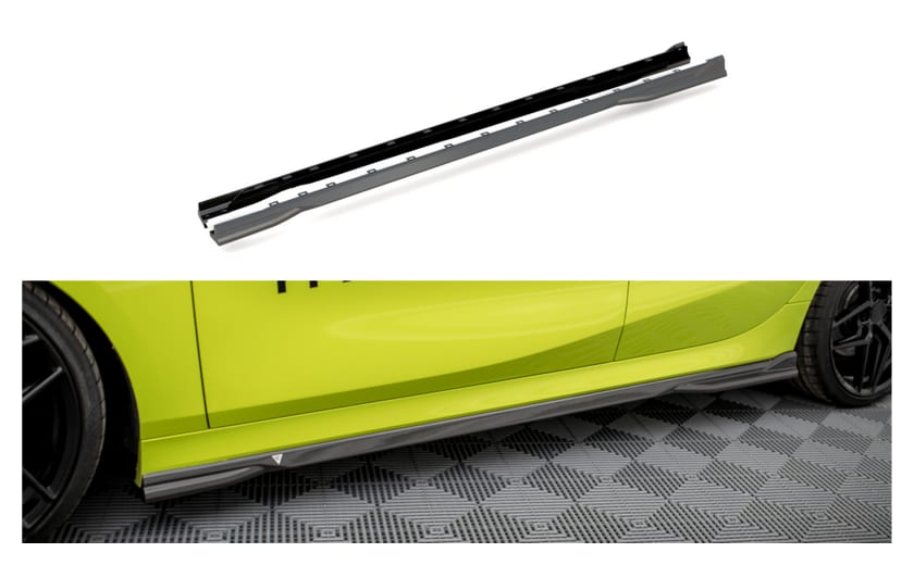 Splitter BMW 1 F40 M-Pack Bok Carbon