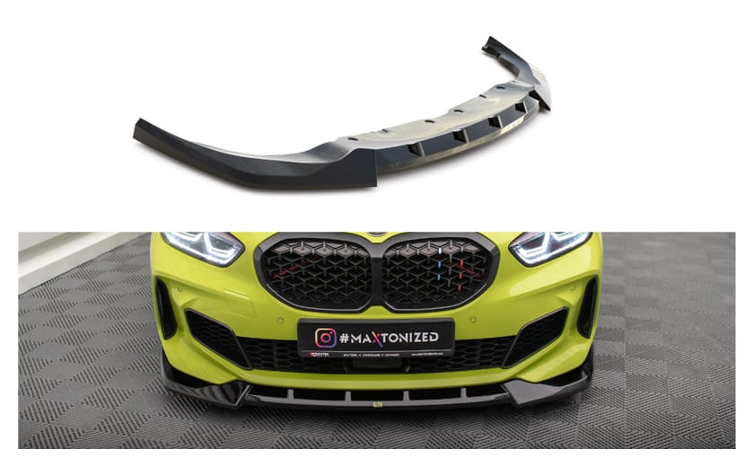 Splitter BMW 1 F40 M-Pack przód v.6 Gloss Black
