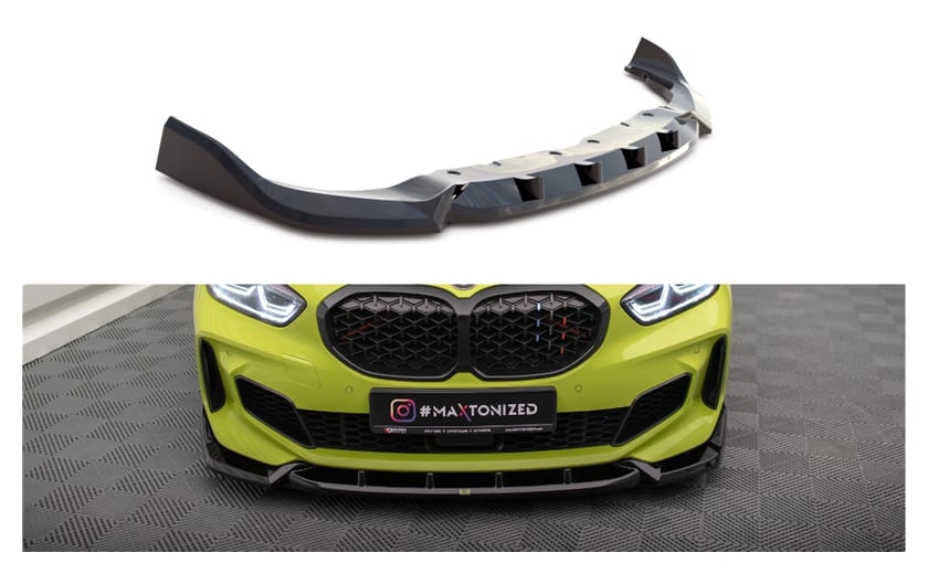 Splitter BMW 1 F40 M-Pack przód v.7 Gloss Black