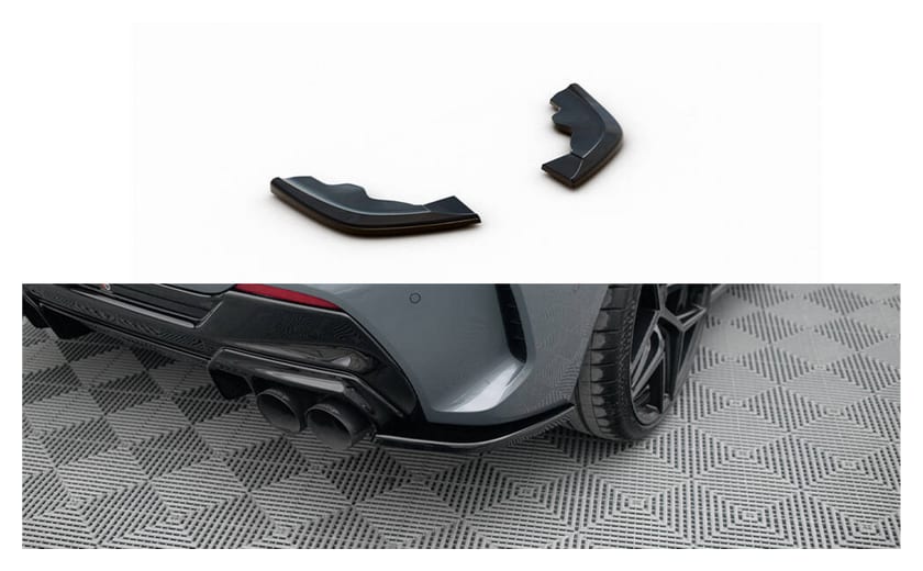 Splitter BMW 1 F40 M-Pack Tył Boczne v.3 Gloss Black