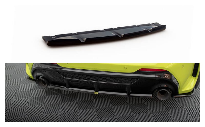 Splitter BMW 1 F40 M-Pack Tył Środkowy v.2