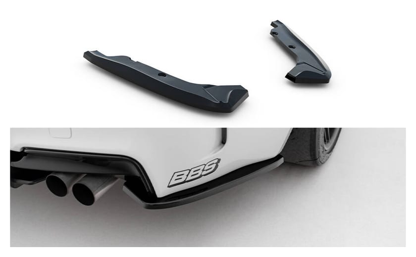 Splitter BMW 1 M E82 Coupe Tył Boczne