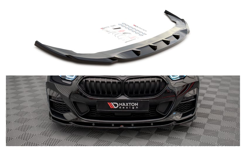 Splitter BMW 2 F44 M-Pack przód v.1 Gloss Black