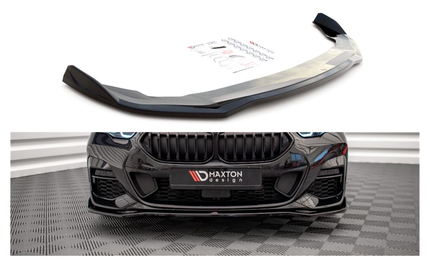 Splitter BMW 2 F44 M-Pack przód v.3 Gloss Black