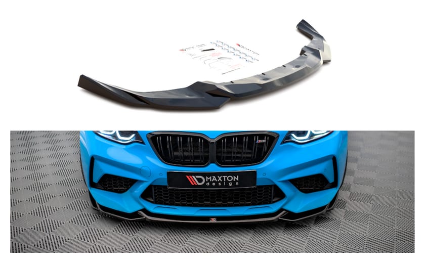 Splitter BMW 2 F87 Competition przód v.1 Gloss Black