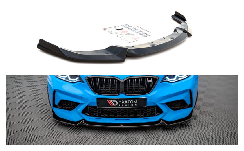 Splitter BMW 2 F87 Competition przód v.2 Gloss Black