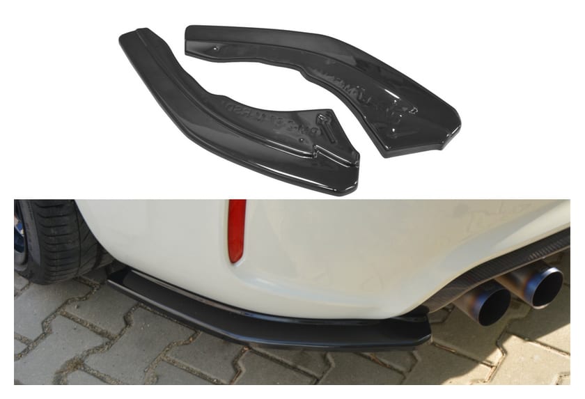 Splitter BMW 2 F87 M-Pack Tył Boczne Gloss Black