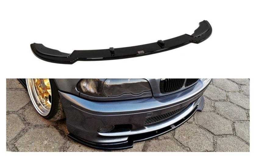 Splitter BMW 3 E46 M-Pack przód v.1 Gloss Black