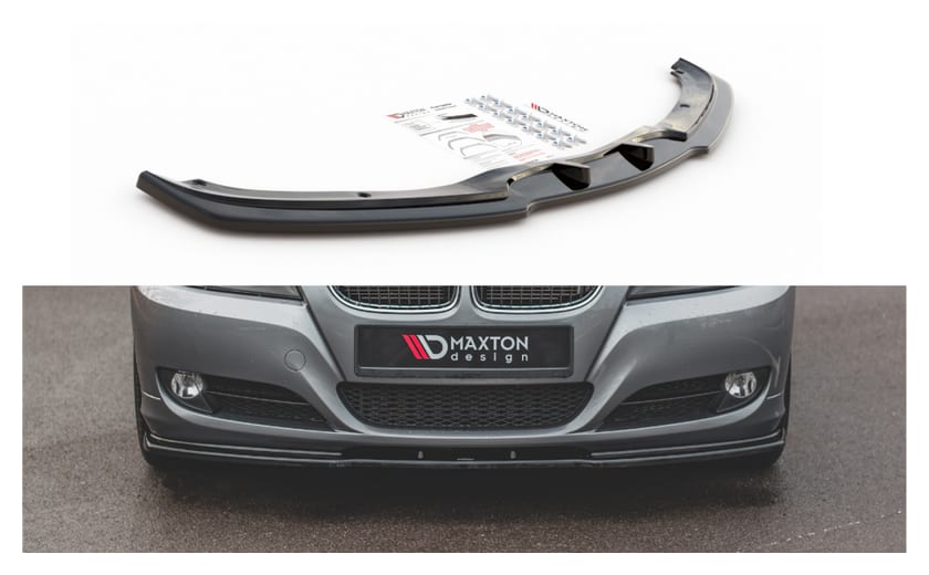 Splitter BMW 3 E90 E91 Facelift przód v.2 Gloss Black
