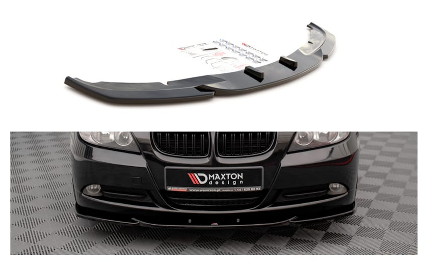 Splitter BMW 3 E90 przód v.2 Gloss Black