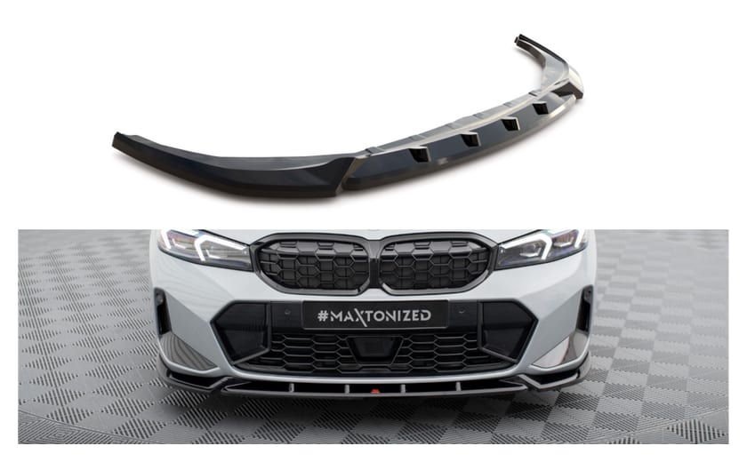 Splitter BMW 3 G20 G21 Facelift M-Pack przód v.1 Gloss Black