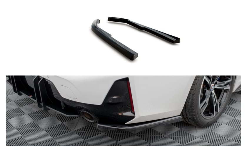 Splitter BMW 3 G20 G21 Facelift Tył Boczne Gloss Black