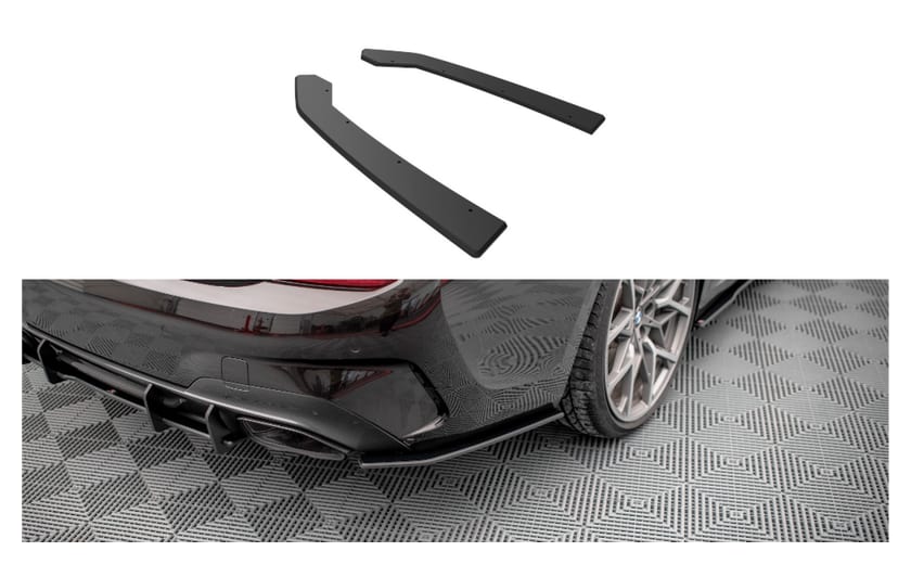 Splitter BMW 3 G20 G21 M-Pack Tył Boczne Street Pro v.1 Black-Red